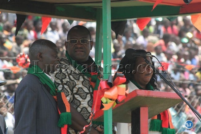 Agriculture and Livestock minister Wilbur Simusa