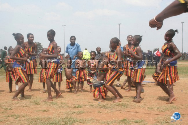 Zambia celebrated her 48th Independence anniversary on 24th October,2012. Above, the children from Cheshire home showing their dancing skills during the celebrations at Solwezi stadium in Sowezi on wednesday Zambia celebrated her 48th Independence anniversary on 24th October,2012. Above, the children from Cheshire home showing their dancing skills during the celebrations at Solwezi stadium in Sowezi on wednesday