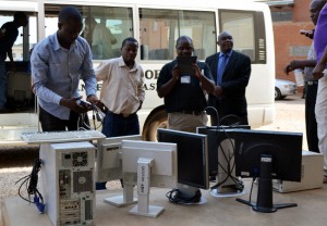 The recovered items are offloaded at Lusaka Magistrates court complex The recovered items are offloaded at Lusaka Magistrates court complex