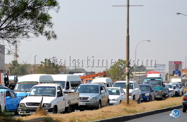 Congestion on Lusaka Roads