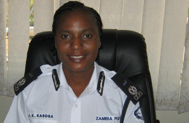 Copperbelt police commissioner Joyce Kasosa