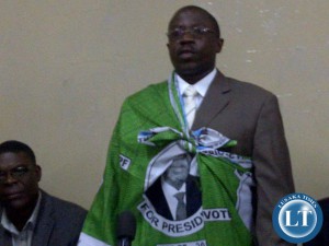 Movement for Multi-party Democracy (MMD) Chairperson for Elections, Gabriel Namulambe