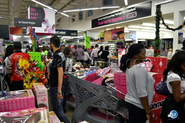 Christmas Shopping in Lusaka