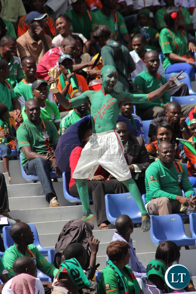 Soccer Fans at the Stadium