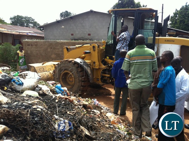 The people have got no area to dump rubbish,hence dumping near the side of Ndola road. this supposed to be the job for the council.feeder roads also are blocked with rubbish in most areas of wusakile