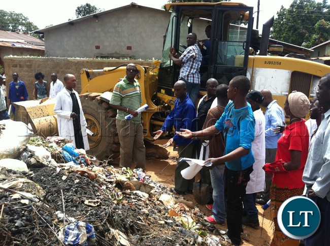 The people have got no area to dump rubbish,hence dumping near the side of Ndola road. this supposed to be the job for the council.feeder roads also are blocked with rubbish in most areas of wusakile