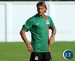 National Coach Renard at the training ground