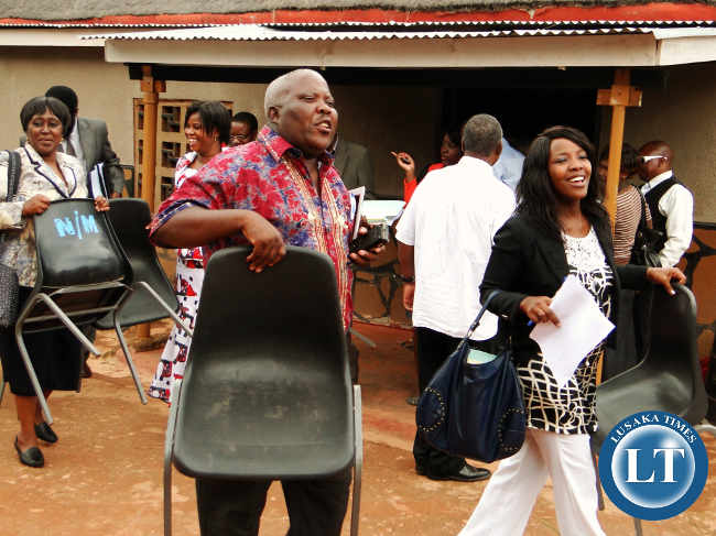 SOME of Northern Provincial Constitution Conference delegates walking out of the Conference hall
