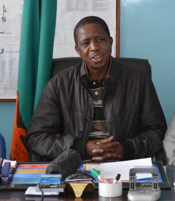 Home Affair Minister Edgar Lungu
