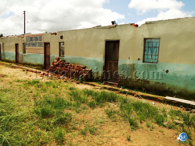 Heavy rains blow off school roof