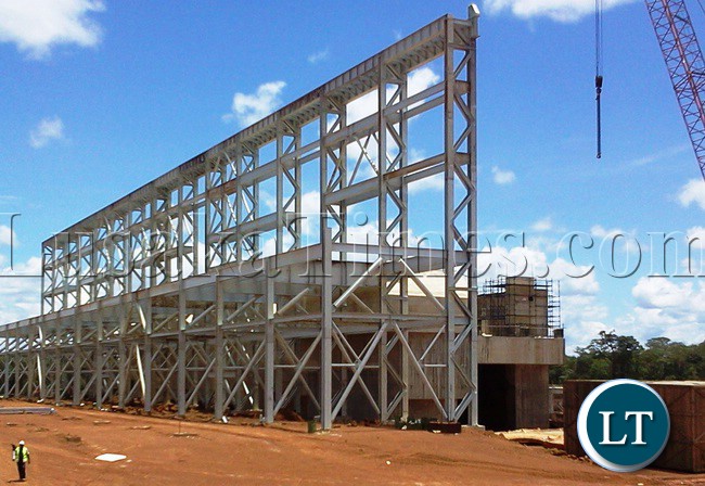 FIRST Quantum Minerals (FQM) Plant under construction in Solwezi