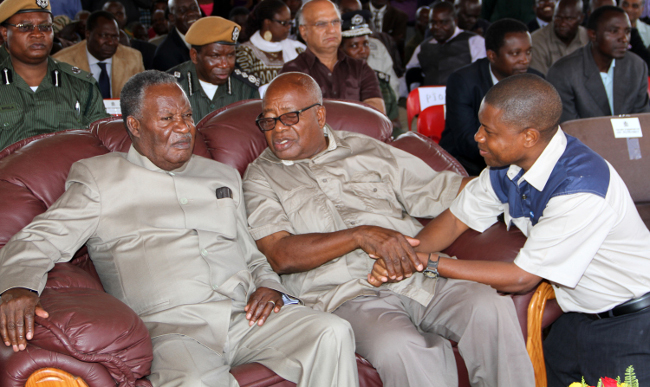President Sata being Introduced To Lovemore Sieva of Zambia Sugar