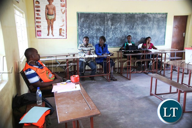 Low turnout of voters has charecterised the Kapiri Mposhi elections this is one of the polling stations in the Kapiri elections
