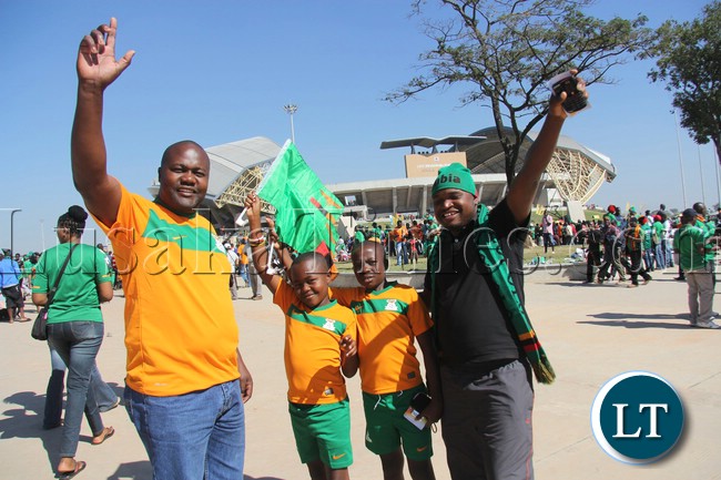 A family of chipolopolo fans