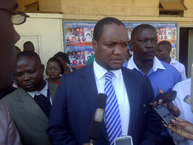 Commerce, Trade and Industry Deputy Minister Miles Sampa