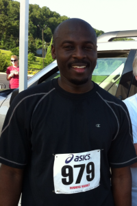 Chilelu Kakanwa at a 5K to support Haiti