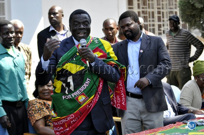 Former Movement for Multi-Party Democracy (MMD) Malambo Member of Parliament Maxwell Mwale