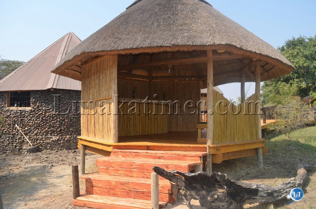 One of the chalets at Machenje Lodge in Kazungula that was officially launched by Tourism and Arts Minister Sylvia Masebo