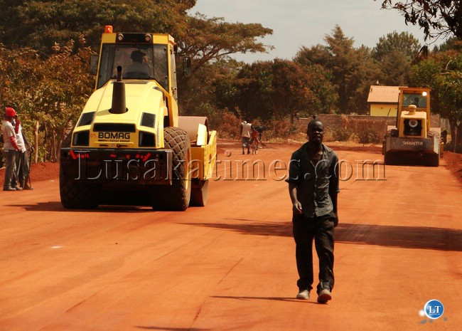 The rehabilitation of township roads in Kasama