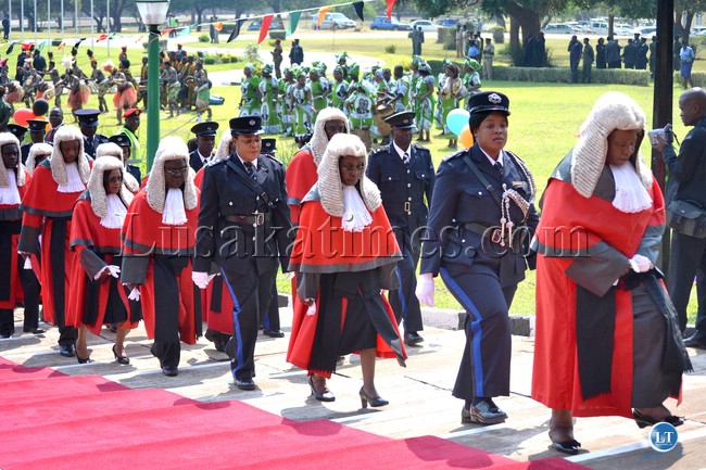 Judges at parliament