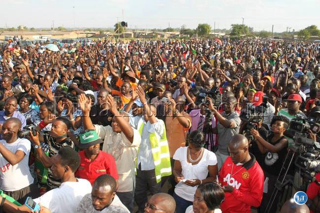 UPND rally in Mandevu