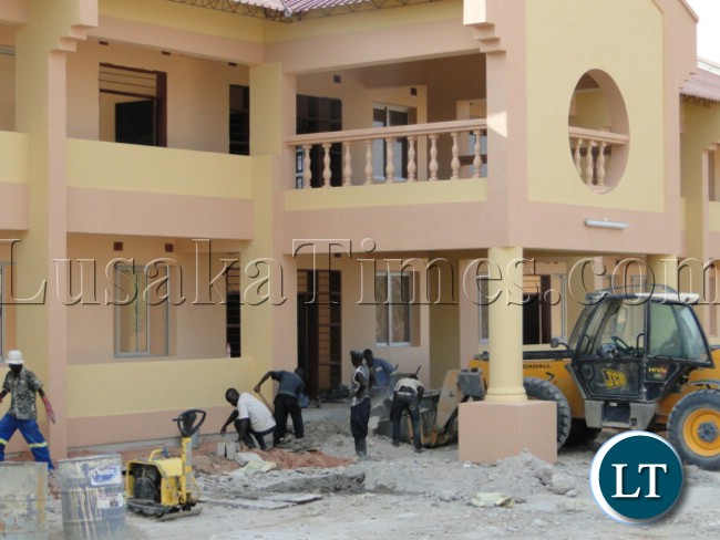 Construction of Robert Makasa University in Chinsali District of Muchinga Province is nearing completion. In the picture, workers working on final touches of the structures. The facility which will be offering Mathematics and Sciences opens its doors to the public next year Construction of Robert Makasa University in Chinsali District of Muchinga Province is nearing completion. In the picture, workers working on final touches of the structures. The facility which will be offering Mathematics and Sciences opens its doors to the public next year