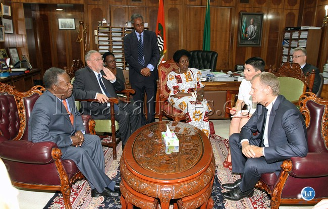 FILE: President Sata meets Poland Mp at Statehouse