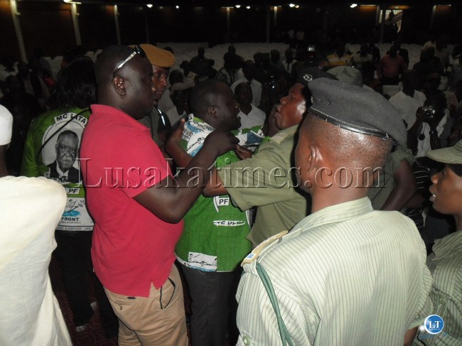 Confusion erupts at the PF District Conference after it became apparent that Goodson Banda would not contest