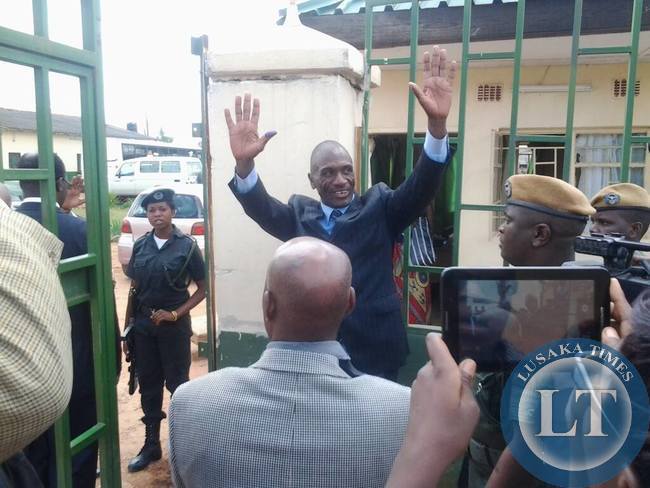 Andrew Banda after sentencing
