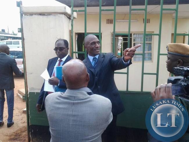 Andrew Banda after sentencing
