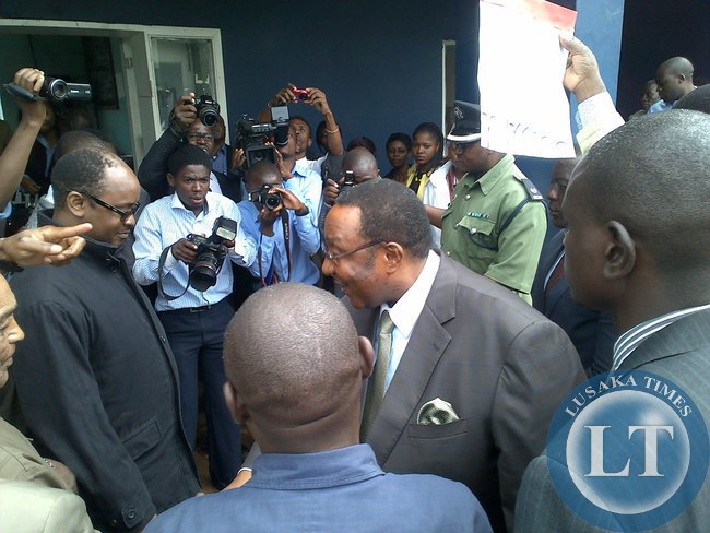 Former defence minister Geoffrey Mwamba