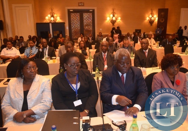 Some delegates attending the 3rd International Association of Prosecutors (IAP) Conference for the Africa-India Ocean Region in Livingstone at Zambezi Sun Hotel