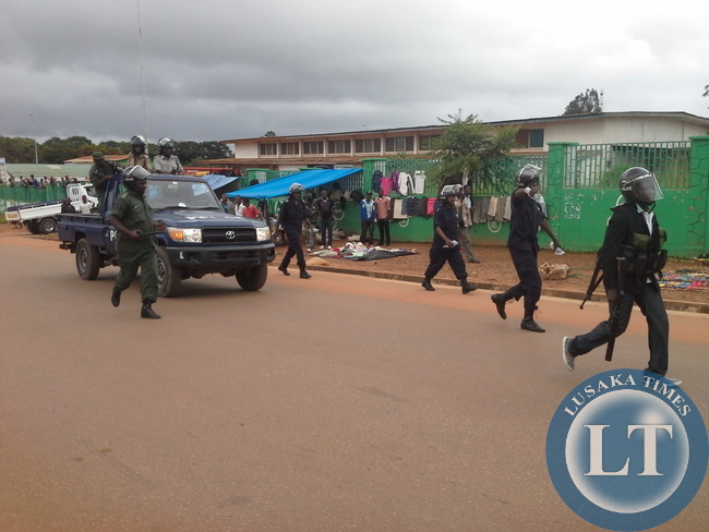 Police swing into action
