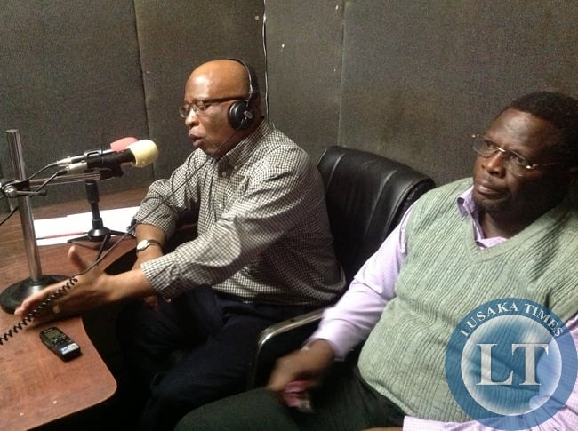 Dr Nevers Mumba speaking on Radio Mazabuka