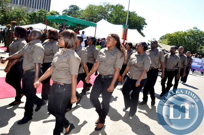 Workers during the International Labour Day Commemoration at the Freedom Statue in Lusaka on May 1,2014 -Picture by THOMAS NSAMA