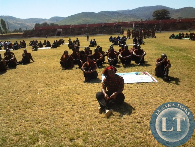 Workers during the labour day celebrations held at David Kaunda in Chipata