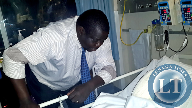 Minister Kambwili with Kazimu