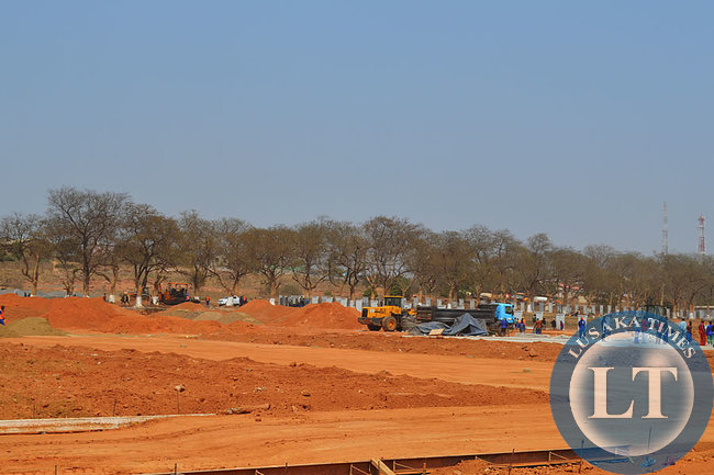 Heroes Stadium works going on