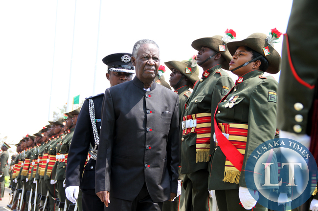 President Sata-Guard of Honour 5