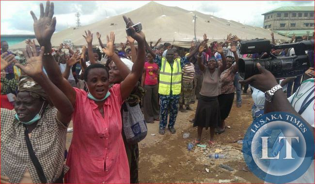 Amidst the chaos and pandemonium that ensued when a guest-house at The Synagogue, Church Of All Nations (SCOAN) suddenly collapsed in the early afternoon of Saturday 12th September 2014, tales of miraculous survival have begun to emerge. Picture courtesy of Ihechukwu Njoku