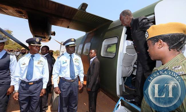 President Sata in Mkushi