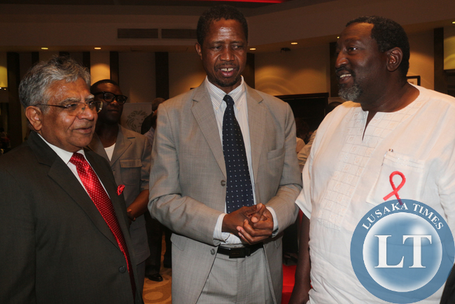 Mahtani, Edgar Lungu and Kawecha Kaunda