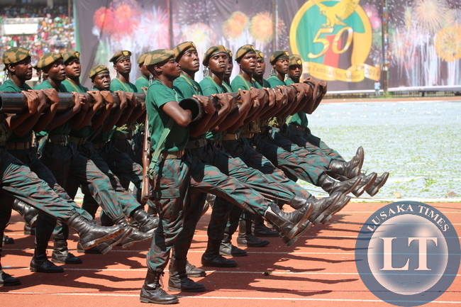 ZNS displays : ZAMBIA GOLDEN JUBILEE