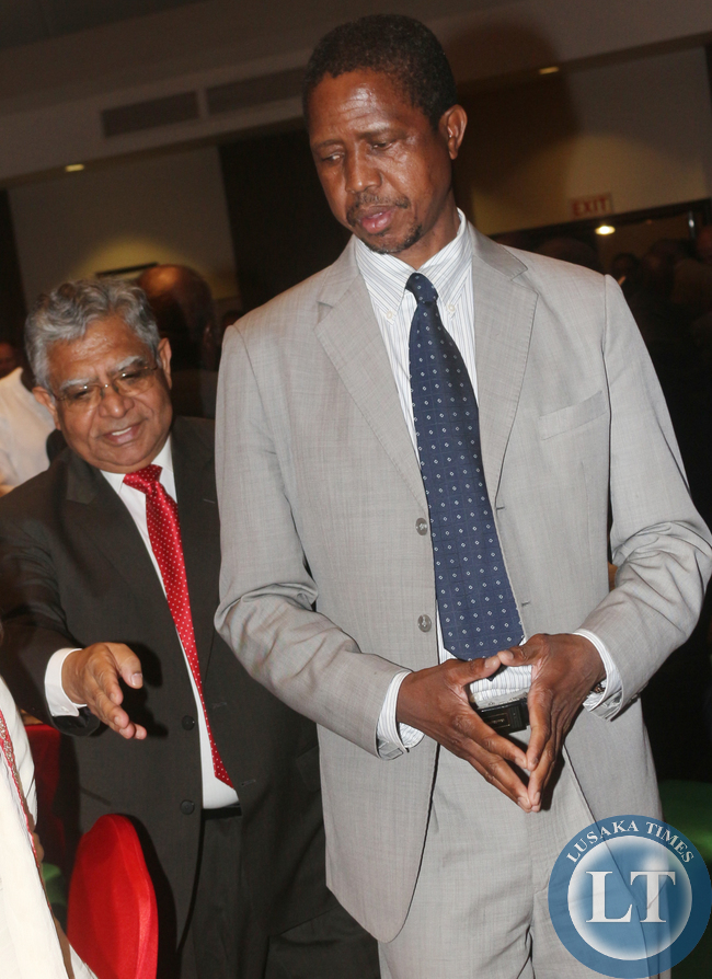Mahtani and Edgar Lungu