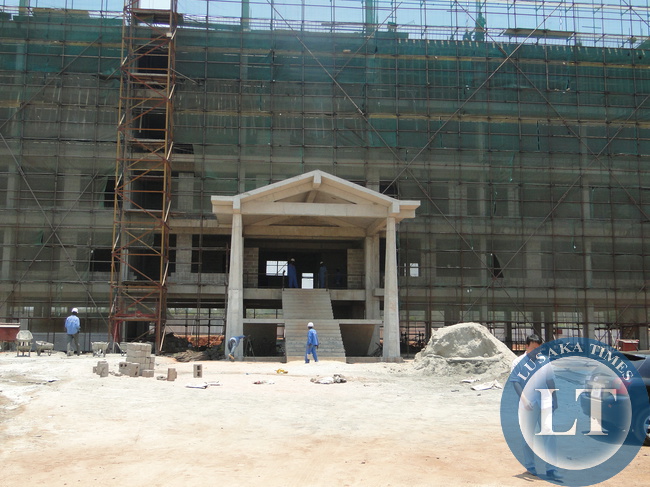 Construction of a six-storey Provincial administration block in Muchinga Province is nearing completion. This piece of work will add beauty to Chinsali town once completed. The project is expected to be complete by first quarter of 2015.