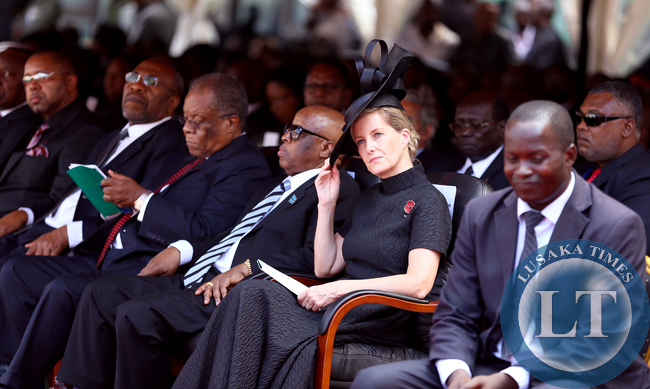 Countress of Wessex Sohie at Natioanl Heroes Stadium during Mass of the Last President 1385
