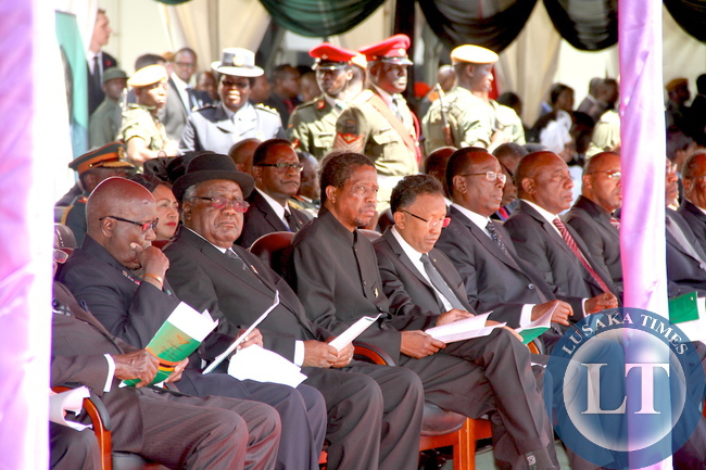 Dr Kaunda-Pohamba-Edgar Lungu-Rajaonarimampiannina