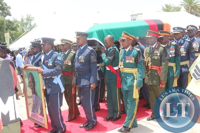 The Casket at the National Assembly grounds