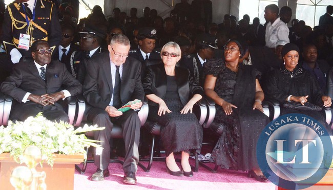 Mugabe, Scott, Charlottee, Dr Kaseba, Grace Mugabe