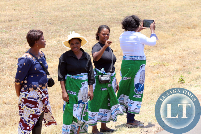 PF supporters Mourns Late President Sata